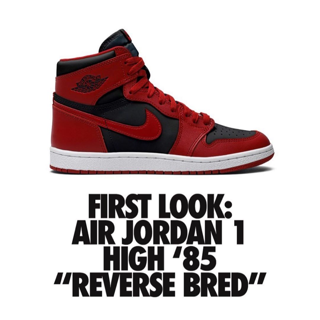 AJ1,Air Jordan 1,BQ4422-600,发售 庆祝 AJ1 三十五周年又有狠鞋!反转黑红配色首次曝光! AJ1,Air Jordan 1,BQ4422-600,发售 庆祝 AJ1 三十五周年又有狠鞋!反转黑红配色首次曝光!