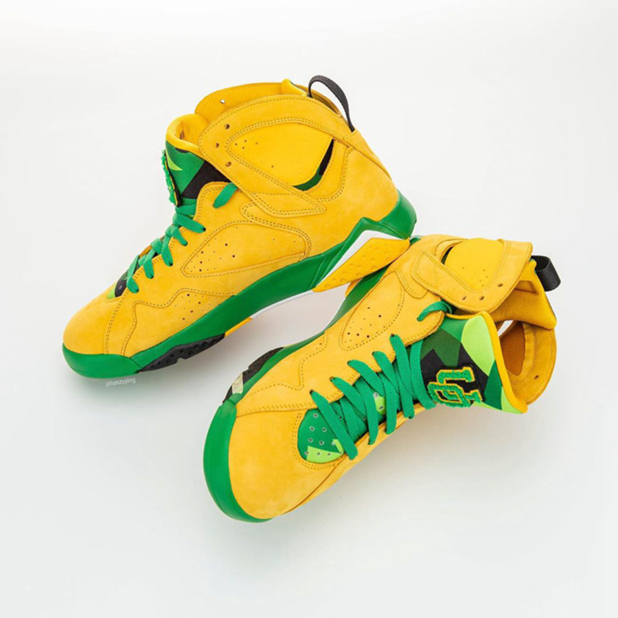 AJ,AJ7,俄勒冈 俄勒冈 Air Jordan 7 最新实物图曝光!限量 400 双入手有点难! AJ,AJ7,俄勒冈 俄勒冈 Air Jordan 7 最新实物图曝光!限量 400 双入手有点难!