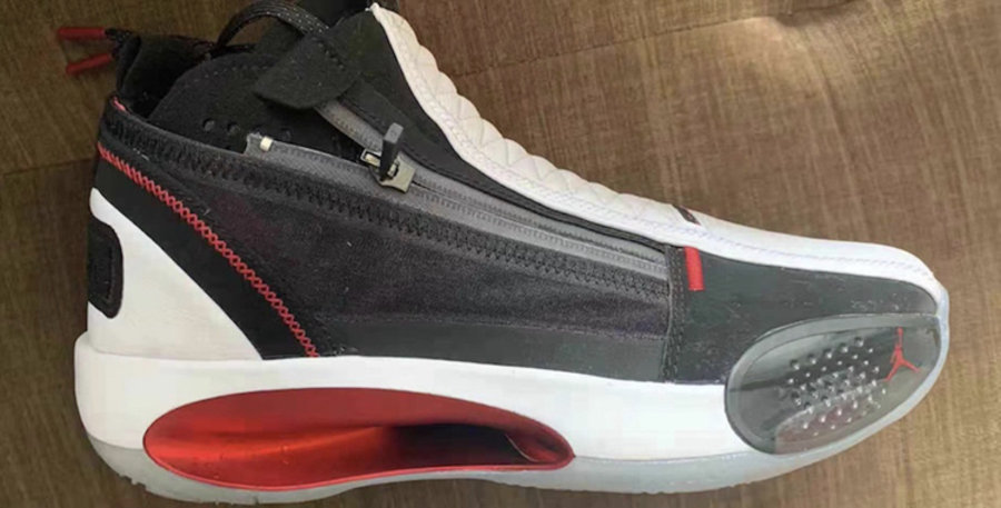 AJ,AJ34 SE 侧边拉链 + 黑红配色!Air Jordan 34 SE 曝光! AJ,AJ34 SE 侧边拉链 + 黑红配色!Air Jordan 34 SE 曝光!