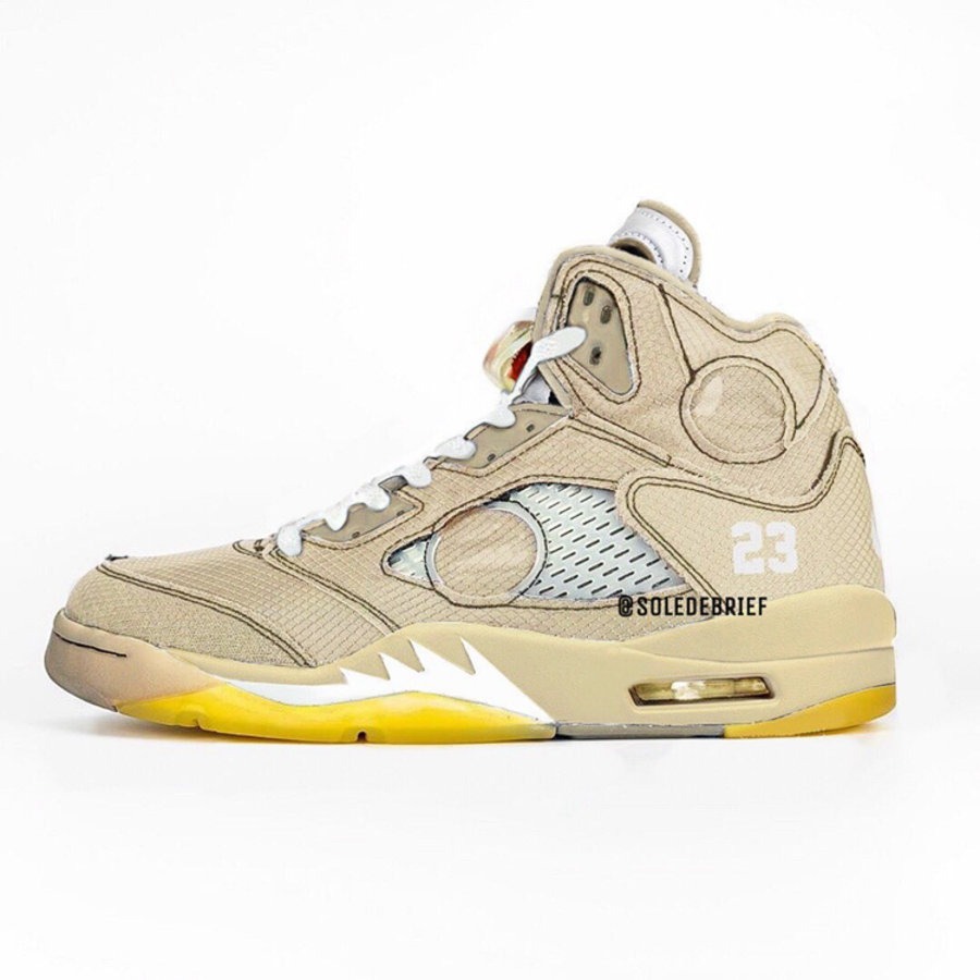 OFF-WHITE,AJ5,AIr Jordan 5,发售 OFF-WHITE x AJ5 隐藏大招!卡其版本实物首次曝光! OFF-WHITE,AJ5,AIr Jordan 5,发售 OFF-WHITE x AJ5 隐藏大招!卡其版本实物首次曝光!