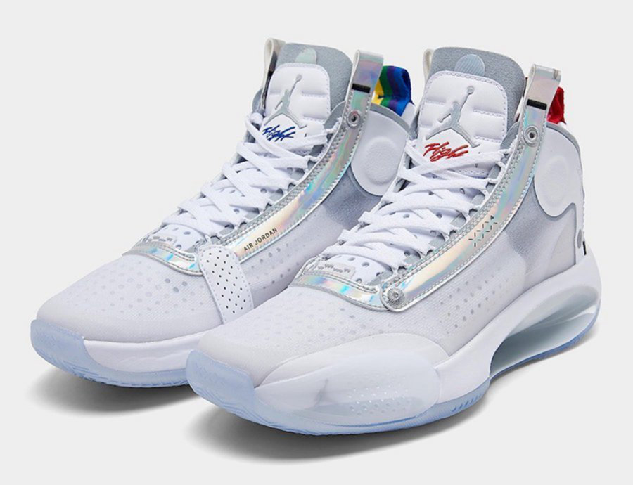 AJ,AJ34,Air Jordan 34,AR3240-1 炫彩全息效果加持!Air Jordan 34 全新彩虹配色曝光! AJ,AJ34,Air Jordan 34,AR3240-1 炫彩全息效果加持!Air Jordan 34 全新彩虹配色曝光!