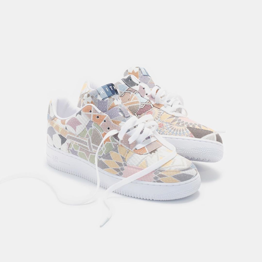 Ronnie Fieg,Kith,Air Force 1,B 特殊「摩洛哥泡泡纱」材质打造!这双 Air Force 1 太好看了! Ronnie Fieg,Kith,Air Force 1,B 特殊「摩洛哥泡泡纱」材质打造!这双 Air Force 1 太好看了!