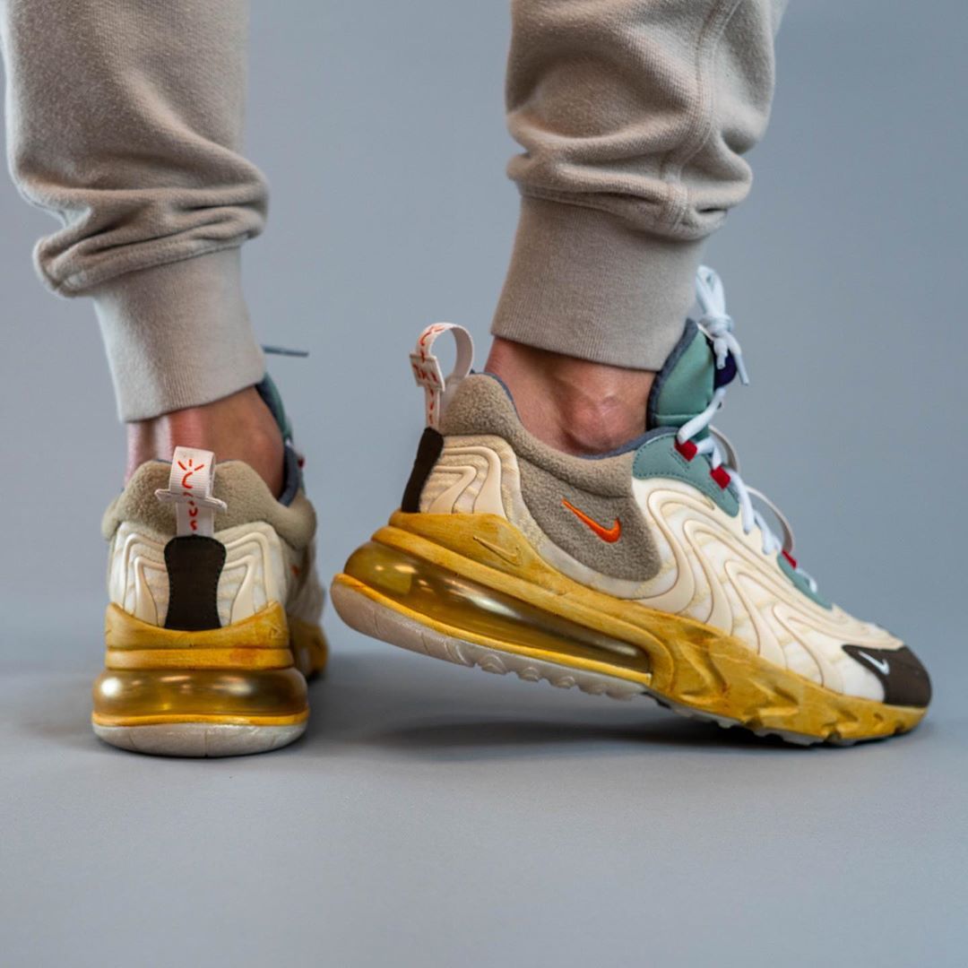 Travis Scott,Nike,Air Max 270 夸张做旧效果!TS x Nike 联名新鞋上脚来了!3 月发售! Travis Scott,Nike,Air Max 270 夸张做旧效果!TS x Nike 联名新鞋上脚来了!3 月发售!