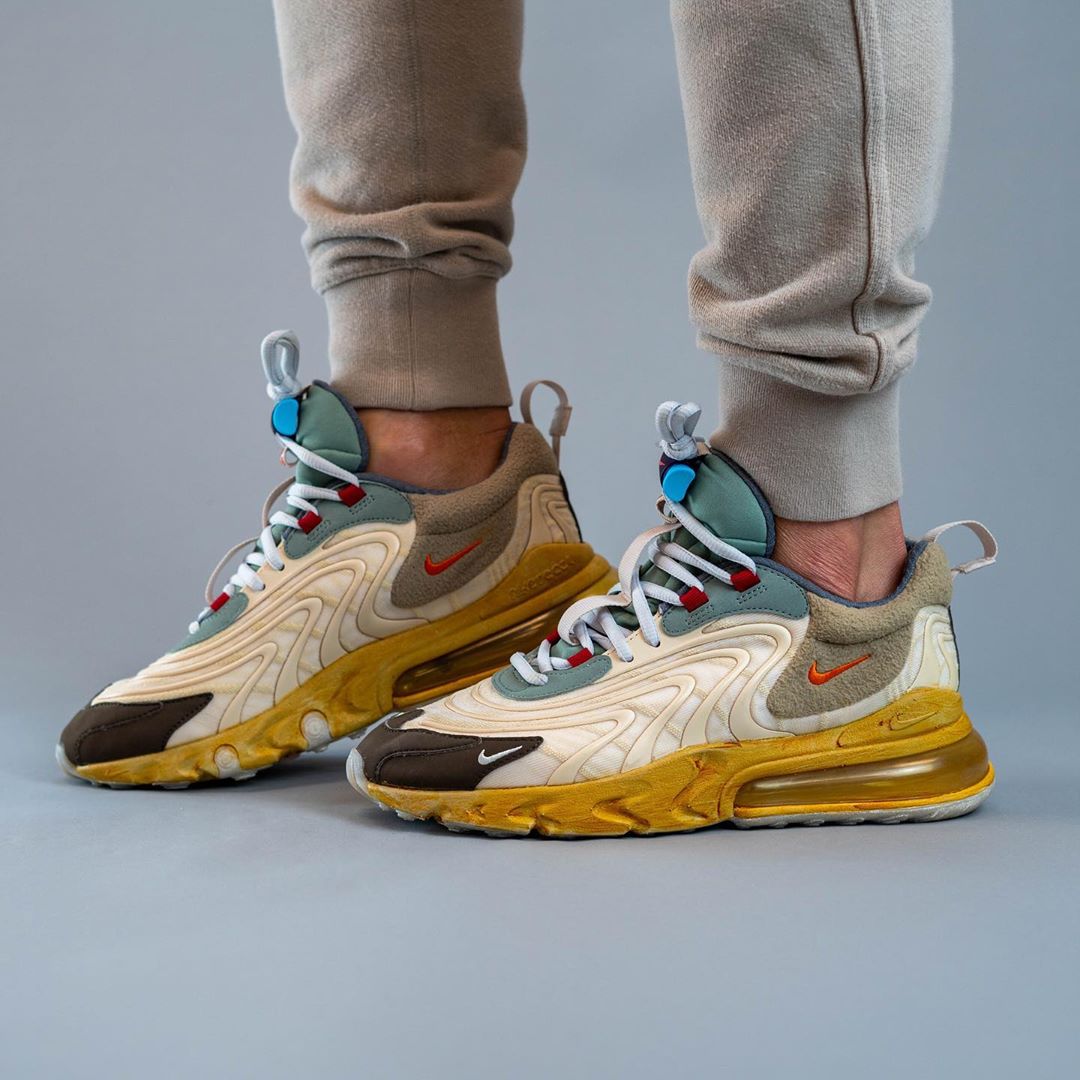 Travis Scott,Nike,Air Max 270 夸张做旧效果!TS x Nike 联名新鞋上脚来了!3 月发售! Travis Scott,Nike,Air Max 270 夸张做旧效果!TS x Nike 联名新鞋上脚来了!3 月发售!