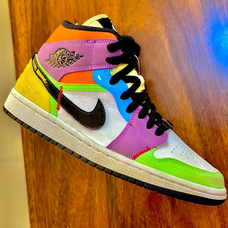 Air Jordan 1 Mid,AJ1,CW1140-10 风骚不输大金表联名!全新彩蛋配色 Air Jordan 1 Mid 首度曝光 Air Jordan 1 Mid,AJ1,CW1140-10 风骚不输大金表联名!全新彩蛋配色 Air Jordan 1 Mid 首度曝光