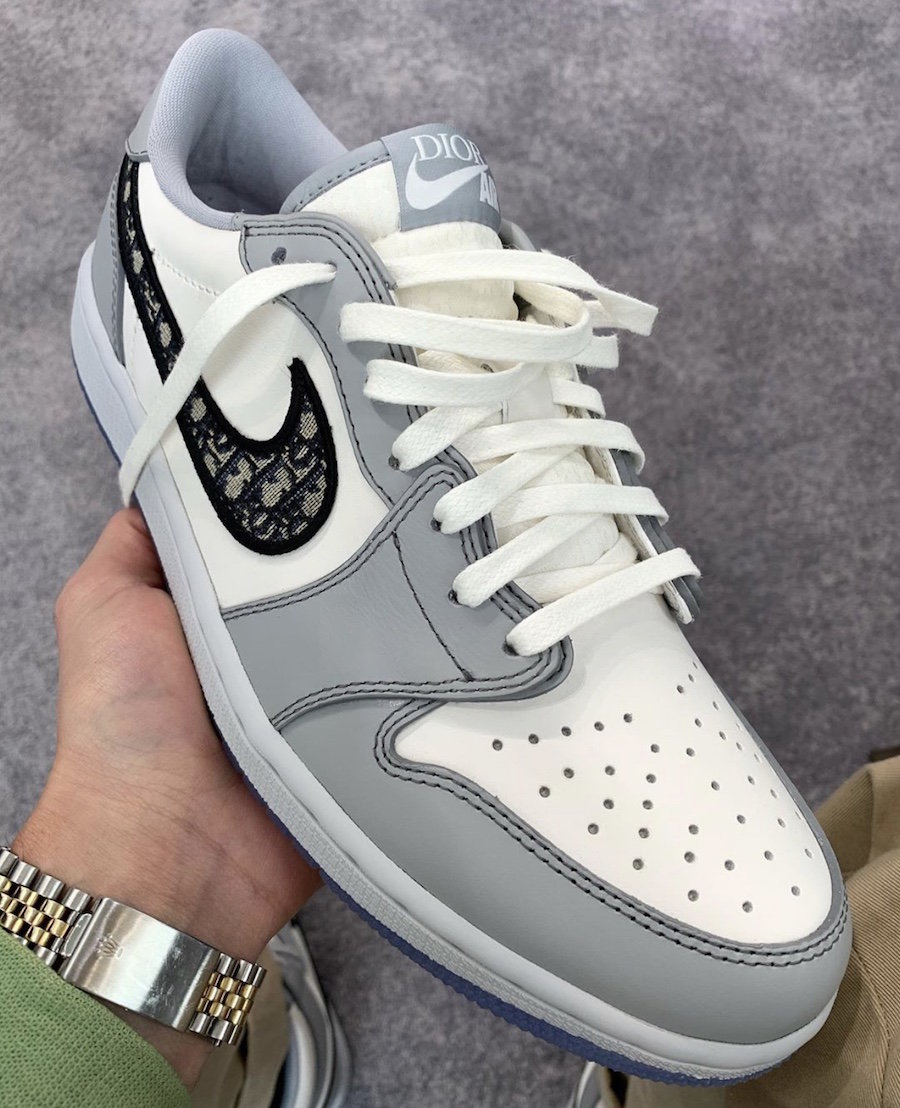 Dior,AJ1,Air Jordan 1 Dior x Air Jordan 1 还有低帮版本?!实物首次曝光! Dior,AJ1,Air Jordan 1 Dior x Air Jordan 1 还有低帮版本?!实物首次曝光!