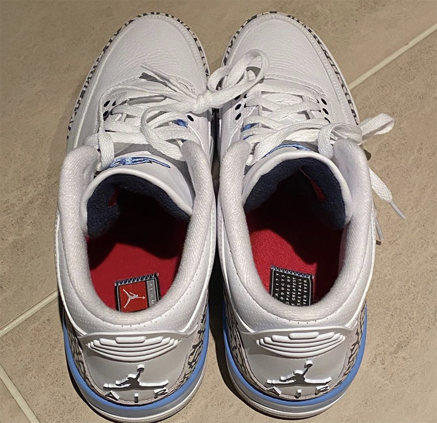 CT8532-104,AJ3,Air Jordan 3 CT8532-104 北卡 PE 市售!藤原浩提前网晒 Air Jordan 3 “UNC” CT8532-104,AJ3,Air Jordan 3 CT8532-104 北卡 PE 市售!藤原浩提前网晒 Air Jordan 3 “UNC”