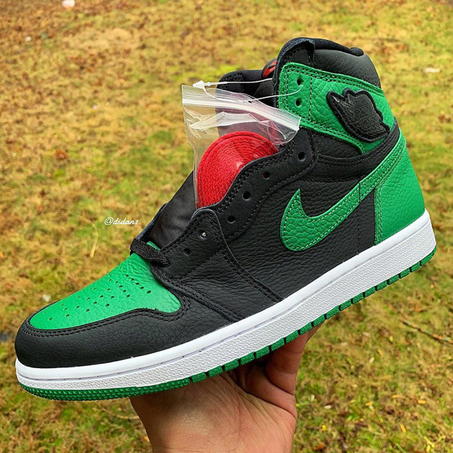 AJ,AJ1,Air Jordan 1 High OG,Pi 最新实物图曝光!黑绿 Air Jordan 1 预计将于本月发售! AJ,AJ1,Air Jordan 1 High OG,Pi 最新实物图曝光!黑绿 Air Jordan 1 预计将于本月发售!