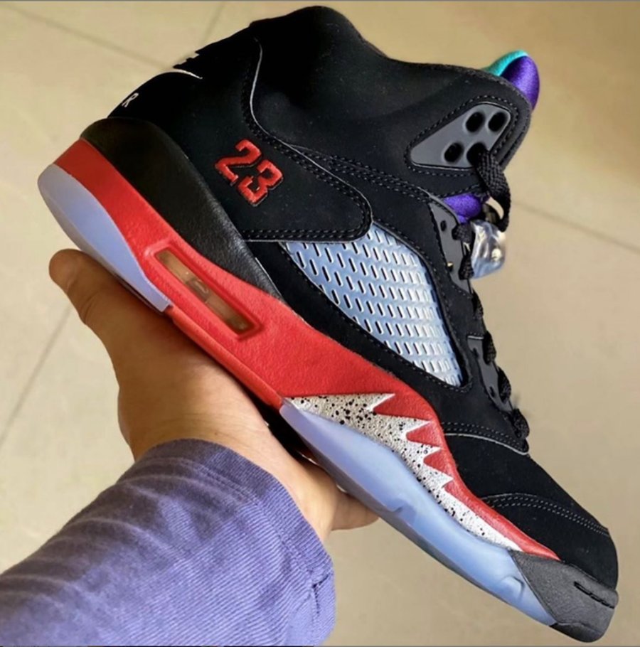 AJ5,Air Jordan 5,CZ1786-001,发售 鞋舌彩蛋首度曝光!AJ5 “Top 3” 最新实物释出!5 月发售! AJ5,Air Jordan 5,CZ1786-001,发售 鞋舌彩蛋首度曝光!AJ5 “Top 3” 最新实物释出!5 月发售!