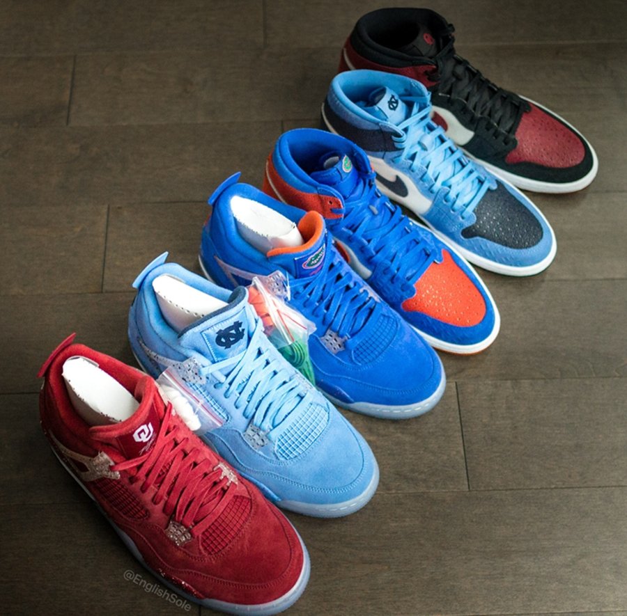 Air Jordan 1,Air Jordan 4,NCAA 千金难求!如果这些 AJ 大学 PE 市售,你想要哪双? Air Jordan 1,Air Jordan 4,NCAA 千金难求!如果这些 AJ 大学 PE 市售,你想要哪双?