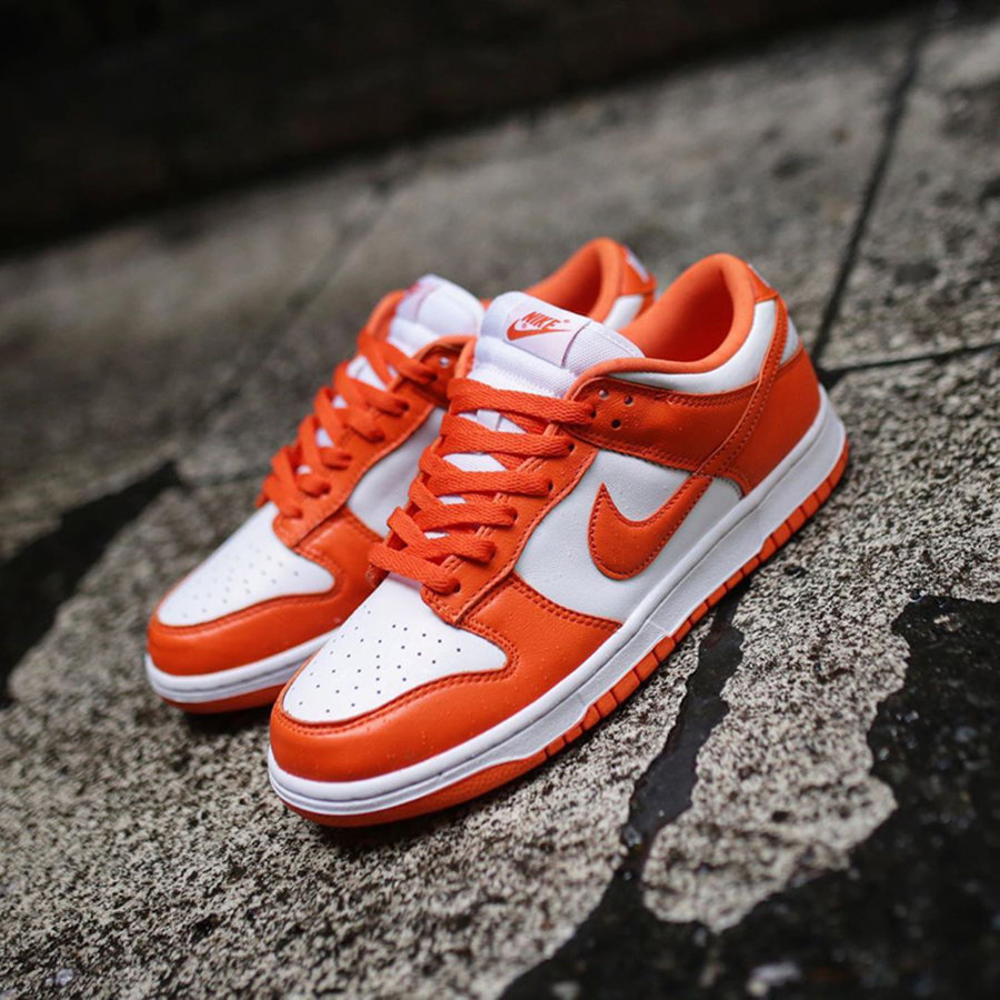 Nike,Dunk Low,Syracuse,CU1726- Travis Scott 提前上脚!雪城大学配色 Dunk Low 实物美图释出! Nike,Dunk Low,Syracuse,CU1726- Travis Scott 提前上脚!雪城大学配色 Dunk Low 实物美图释出!