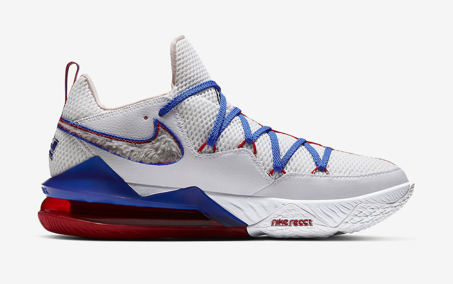 Nike,LeBron 17 Low,CD5007-100, 兔八哥兔毛加持!大灌篮 LeBron 17 Low 本月发售 Nike,LeBron 17 Low,CD5007-100, 兔八哥兔毛加持!大灌篮 LeBron 17 Low 本月发售