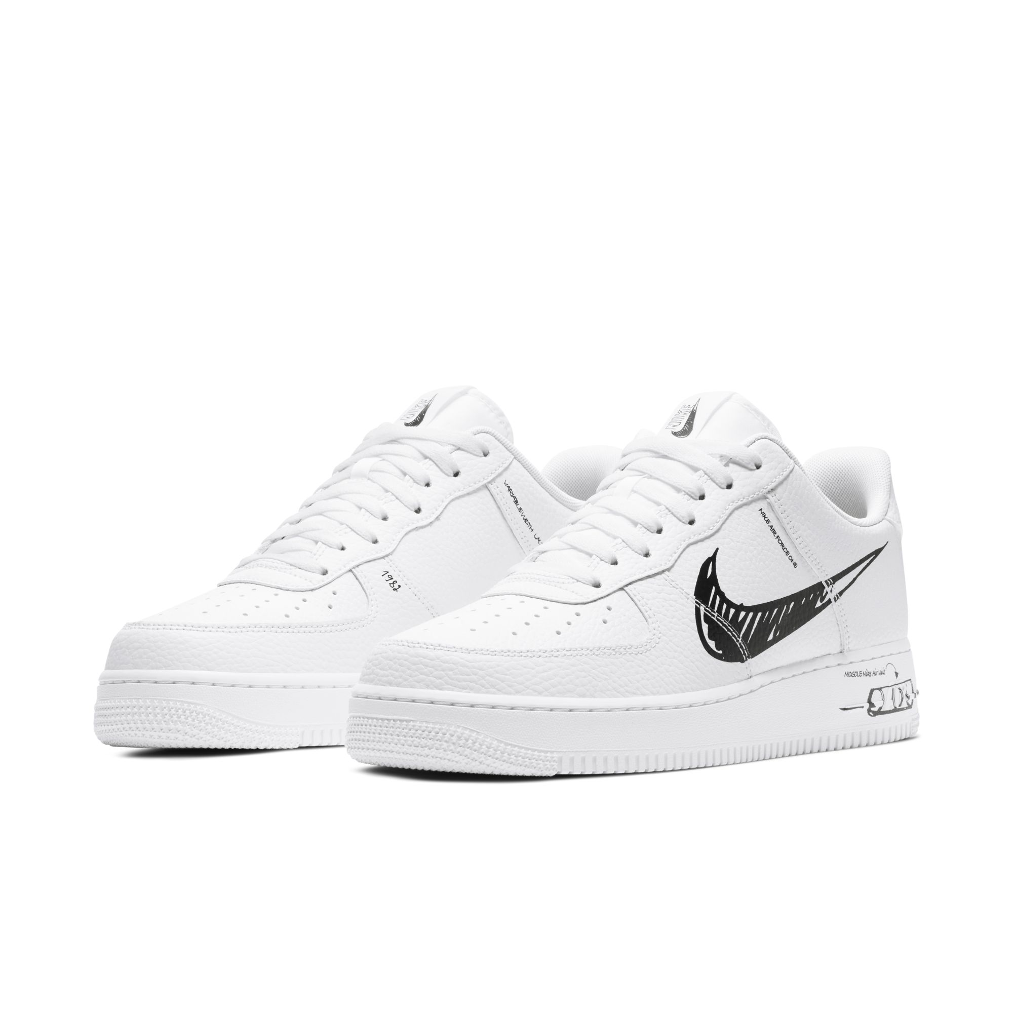 AF1,SKETCH,AIR FORCE 1,CW7581- 全新手稿 AF1 “Sketch” 官图释出!独特线绘风格装饰! AF1,SKETCH,AIR FORCE 1,CW7581- 全新手稿 AF1 “Sketch” 官图释出!独特线绘风格装饰!
