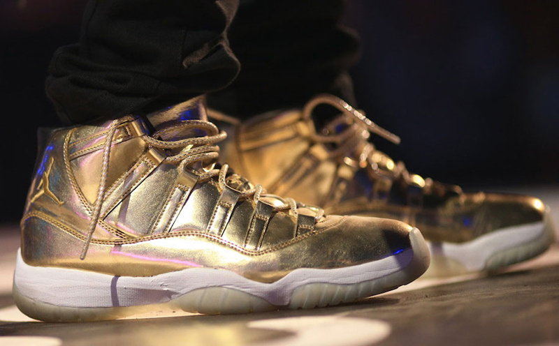 Air Jordan 11,OVO,明星,上脚 亮相全明星现场!土豪金 Air Jordan 11 OVO 再度现身! Air Jordan 11,OVO,明星,上脚 亮相全明星现场!土豪金 Air Jordan 11 OVO 再度现身!