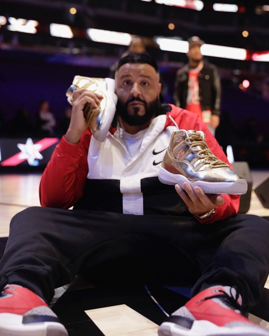 Air Jordan 11,OVO,明星,上脚 亮相全明星现场!土豪金 Air Jordan 11 OVO 再度现身! Air Jordan 11,OVO,明星,上脚 亮相全明星现场!土豪金 Air Jordan 11 OVO 再度现身!