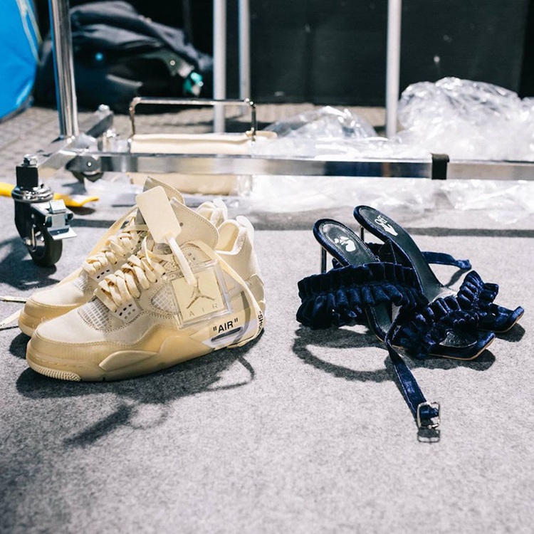OFF-WHITE,AJ4,Air Jordan 4,发售 黑红 OFF-WHITE x AJ4 上脚照曝光!传闻八月发售 OFF-WHITE,AJ4,Air Jordan 4,发售 黑红 OFF-WHITE x AJ4 上脚照曝光!传闻八月发售