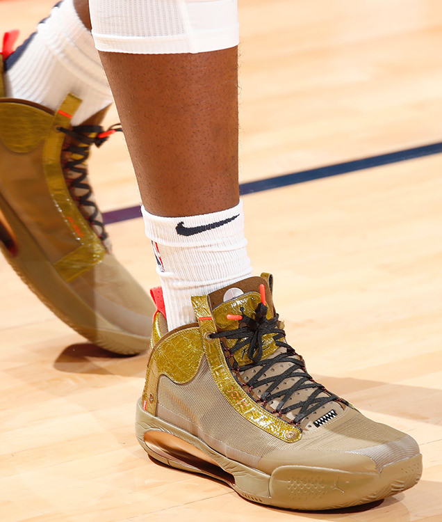 AJ,AJ34,Air Jordan 34 PE,Pelic 锡安上脚「真·鹈鹕」PE 战靴!这双 Air Jordan 34 太传神了! AJ,AJ34,Air Jordan 34 PE,Pelic 锡安上脚「真·鹈鹕」PE 战靴!这双 Air Jordan 34 太传神了!