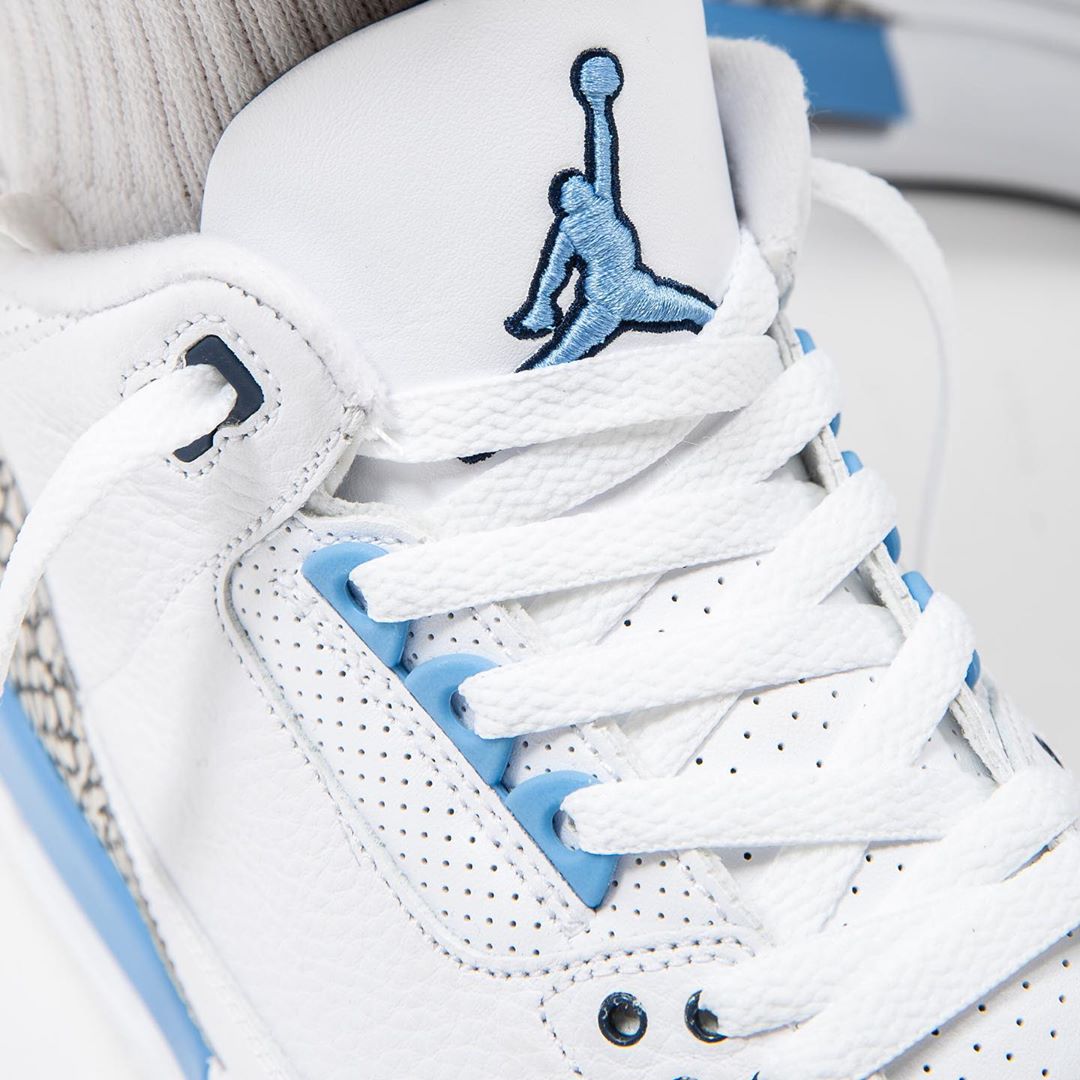 CT8532-104,AJ3,Air Jordan 3,UN CT8532-104 本月的人气重磅!北卡蓝 AJ3 UNC 官图、上脚新图都有了! CT8532-104,AJ3,Air Jordan 3,UN CT8532-104 本月的人气重磅!北卡蓝 AJ3 UNC 官图、上脚新图都有了!