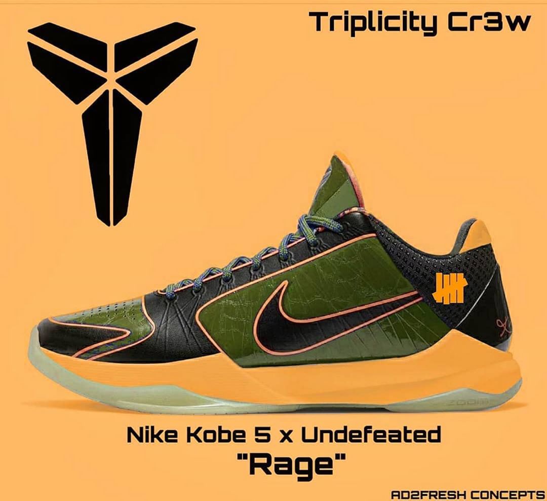 Zoom,Kobe,UNDEFEATED, 网络惊现 UNDFTD x Kobe 5 渲染图!不禁让人想入非非... Zoom,Kobe,UNDEFEATED, 网络惊现 UNDFTD x Kobe 5 渲染图!不禁让人想入非非...
