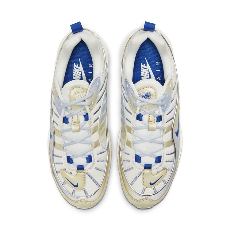 Nike,Air Max 98 宝石蓝 + 象牙白!这双 Air Max 98 看起来就很高级! Nike,Air Max 98 宝石蓝 + 象牙白!这双 Air Max 98 看起来就很高级!
