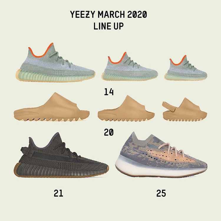 Yeezy,3月 除了上海限定 700 MNVN!本月还有 4 款 Yeezy 新品即将发售! Yeezy,3月 除了上海限定 700 MNVN!本月还有 4 款 Yeezy 新品即将发售!