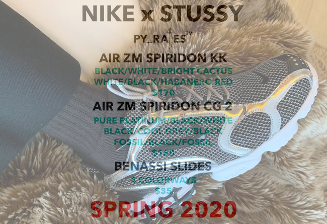 Stussy,Nike,Air Zoom Spiridon Stussy x Nike 联名首度曝光!今年春季将有 6 双新品登场! Stussy,Nike,Air Zoom Spiridon Stussy x Nike 联名首度曝光!今年春季将有 6 双新品登场!
