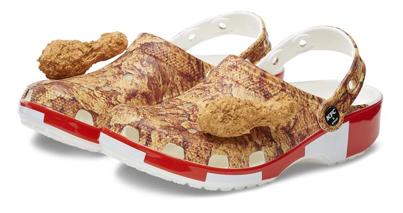 KFC,CROCS,发售 鞋上有块炸鸡!KFC x CROCS 联名拖鞋明日正式发售 KFC,CROCS,发售 鞋上有块炸鸡!KFC x CROCS 联名拖鞋明日正式发售