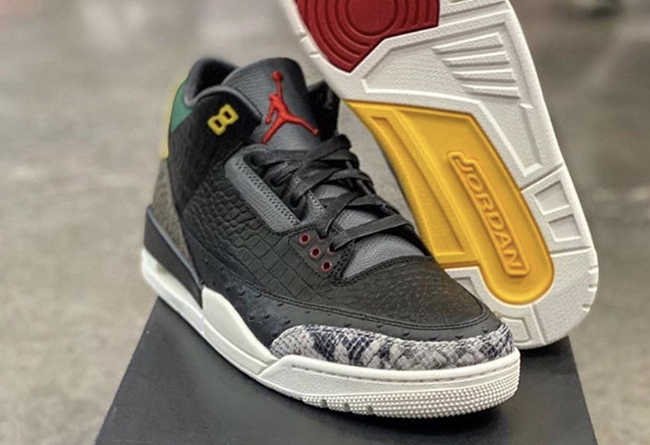 AJ3,Air Jordan 3,发售,CK4344-001 多种奢华皮料!AJ3「动物园 2.0」完整实物曝光!发售临近! AJ3,Air Jordan 3,发售,CK4344-001 多种奢华皮料!AJ3「动物园 2.0」完整实物曝光!发售临近!