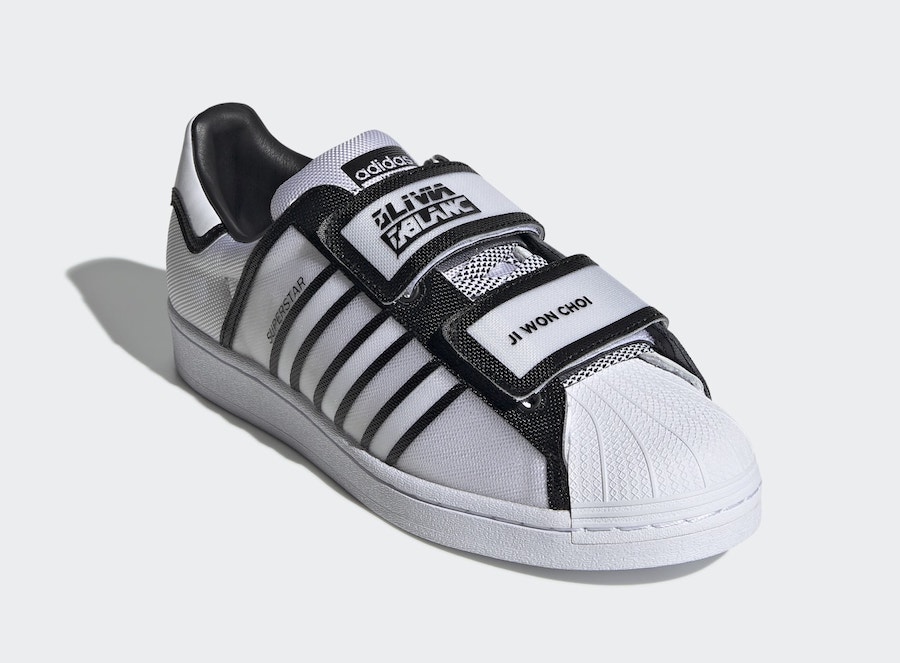 Ji Won Choi,Olivia Oblanc,adid 双层鞋面 + 双魔术贴设计!三方联名 adidas Superstar 后天发售! Ji Won Choi,Olivia Oblanc,adid 双层鞋面 + 双魔术贴设计!三方联名 adidas Superstar 后天发售!