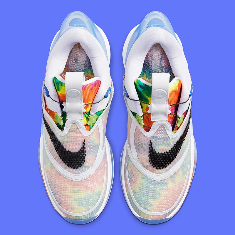 Nike,Adapt BB 2.0,Tie Dye,BQ53 嫌「自动系带」样子丑?这个新配色让你一秒种草! Nike,Adapt BB 2.0,Tie Dye,BQ53 嫌「自动系带」样子丑?这个新配色让你一秒种草!