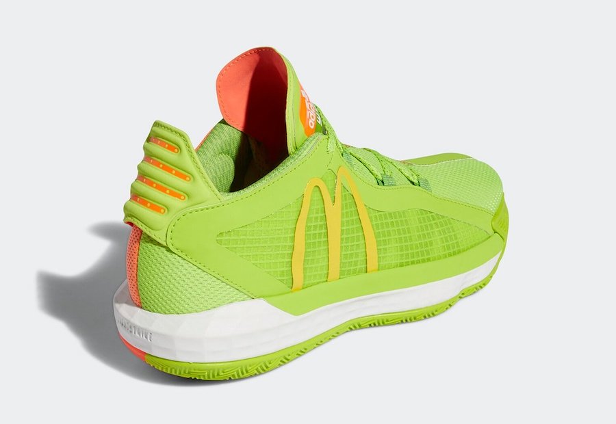DAME 6,adidas,麦当劳,FX3334 超醒目大 M Logo!这双麦当劳 x 利拉德 Dame 6 看点十足! DAME 6,adidas,麦当劳,FX3334 超醒目大 M Logo!这双麦当劳 x 利拉德 Dame 6 看点十足!