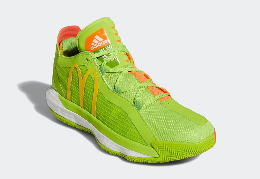 DAME 6,adidas,麦当劳,FX3334 超醒目大 M Logo!这双麦当劳 x 利拉德 Dame 6 看点十足! DAME 6,adidas,麦当劳,FX3334 超醒目大 M Logo!这双麦当劳 x 利拉德 Dame 6 看点十足!