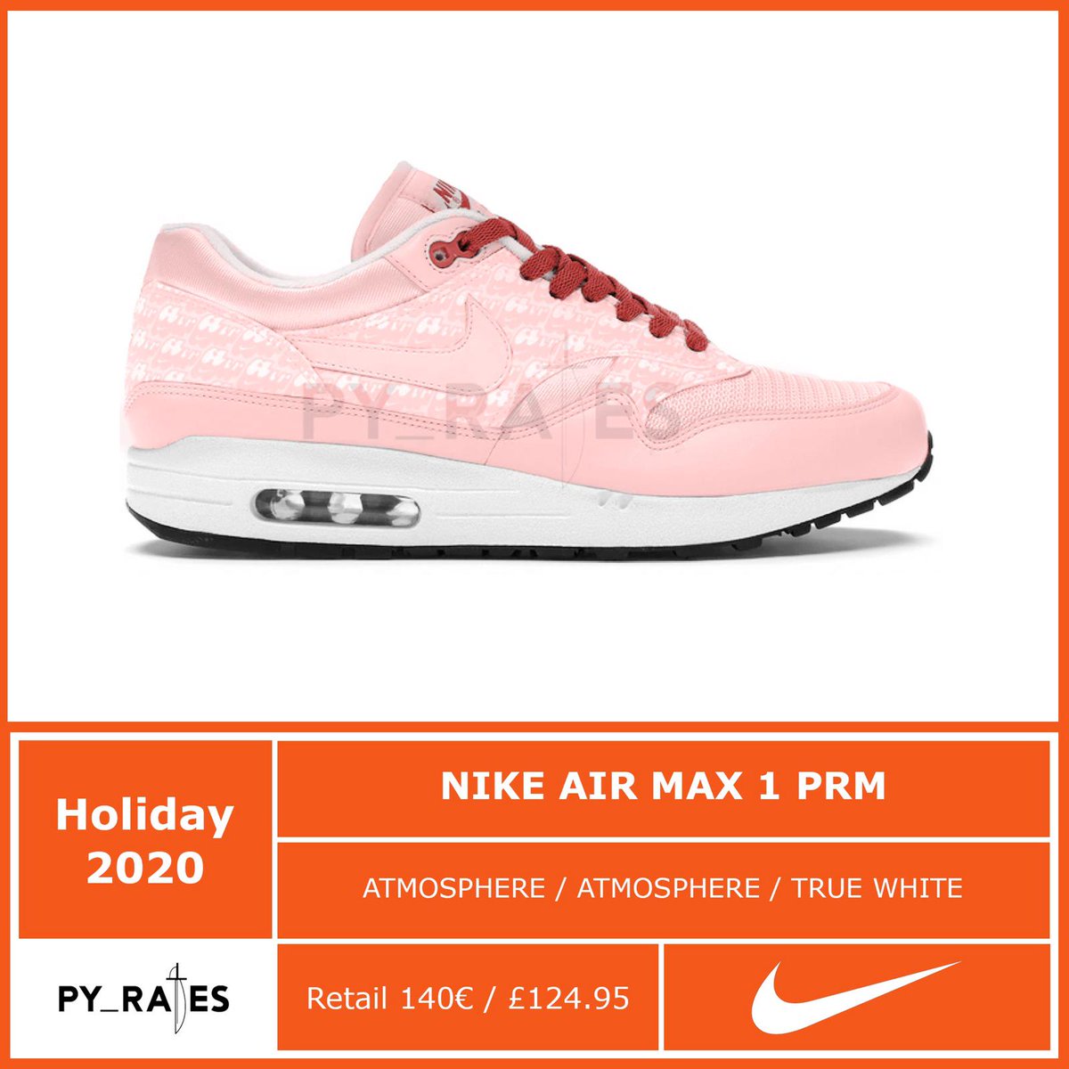 Air Max 1,Nike 清新粉色装扮!Air Max 1 “Pink Lemonade” 即将回归! Air Max 1,Nike 清新粉色装扮!Air Max 1 “Pink Lemonade” 即将回归!