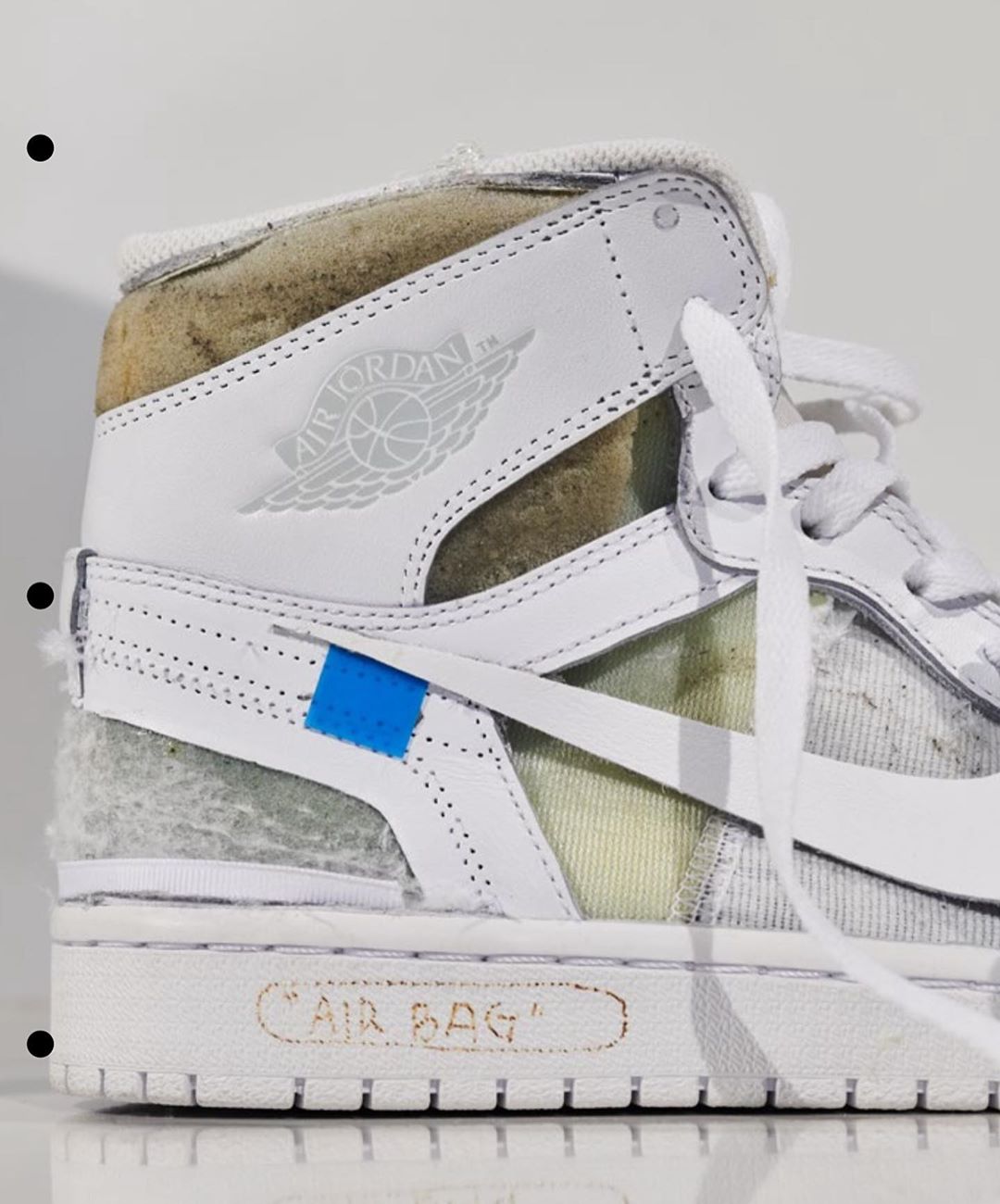 OFF-WHITE,AJ1,Air Jordan 1, Virgil 晒 OW x AJ1 未市售样品!居然带有 MJ 亲签! OFF-WHITE,AJ1,Air Jordan 1, Virgil 晒 OW x AJ1 未市售样品!居然带有 MJ 亲签!