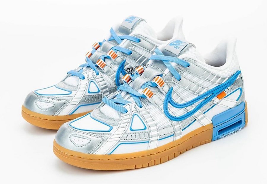 OFF-WHITE,Nike,Air Rubber Dunk OW x Nike 联名曝光新配色!这次是大家都爱的北卡蓝! OFF-WHITE,Nike,Air Rubber Dunk OW x Nike 联名曝光新配色!这次是大家都爱的北卡蓝!