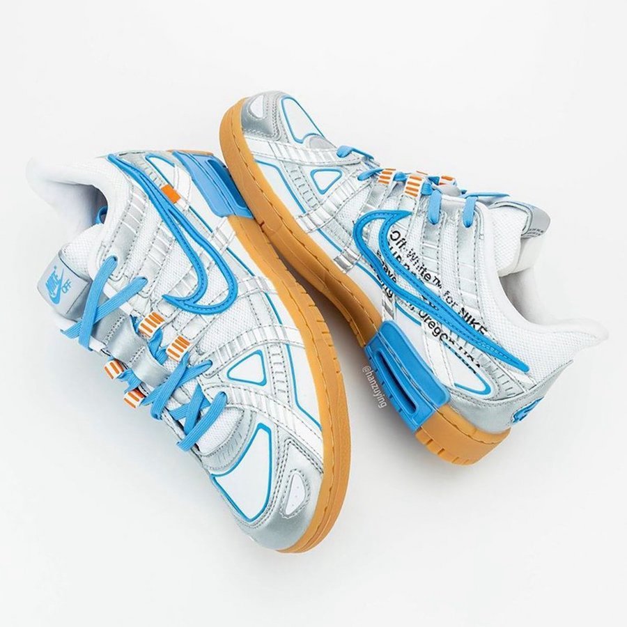 OFF-WHITE,Nike,Air Rubber Dunk OW x Nike 联名曝光新配色!这次是大家都爱的北卡蓝! OFF-WHITE,Nike,Air Rubber Dunk OW x Nike 联名曝光新配色!这次是大家都爱的北卡蓝!