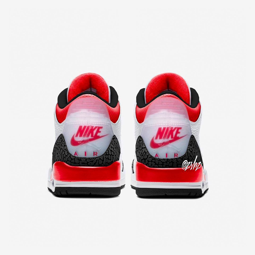 CZ6431-100,AJ3,Air Jordan 3 CZ6431-100 AJ3 火焰红又要来了!后跟有个「前所未有」的新设计! CZ6431-100,AJ3,Air Jordan 3 CZ6431-100 AJ3 火焰红又要来了!后跟有个「前所未有」的新设计!