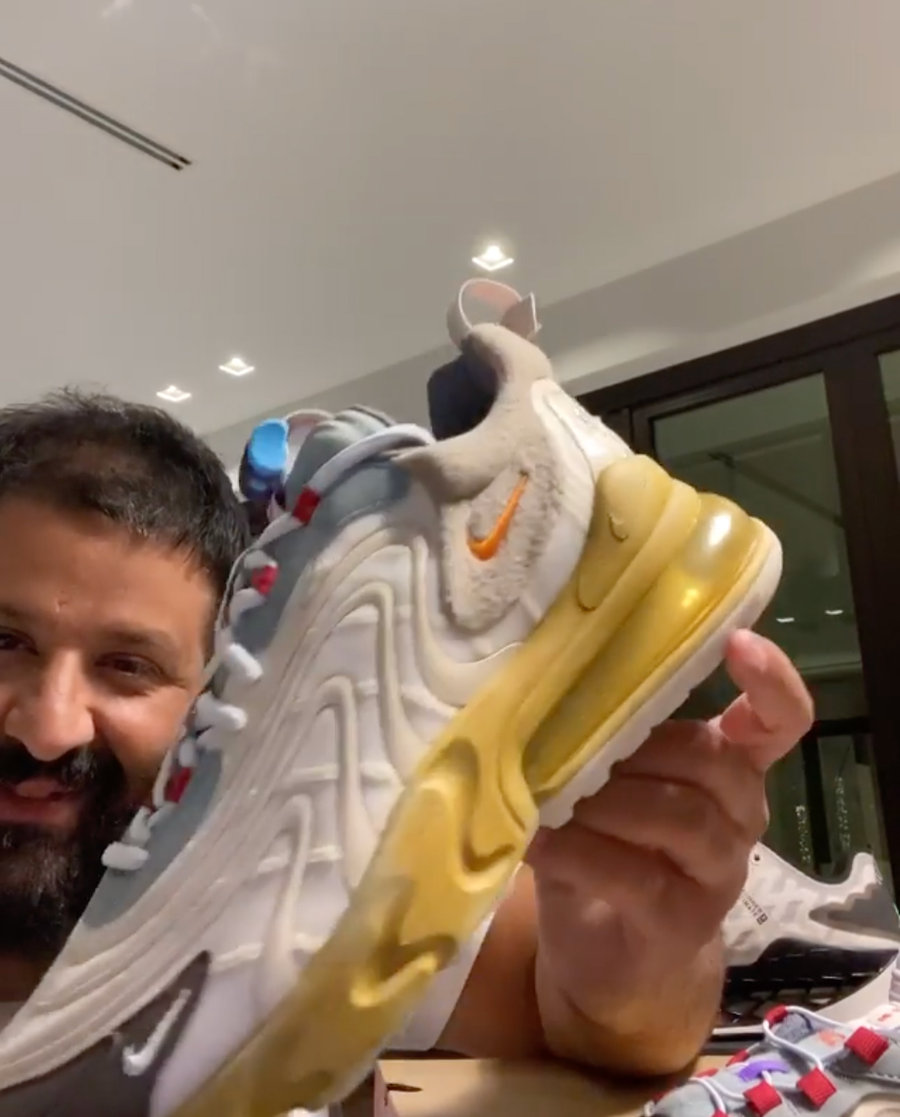 Travis Scott,Nike,Air Max 270 DJ Khaled 收到 Nike 大礼包!不仅有全套的 Travis Scott 联名... Travis Scott,Nike,Air Max 270 DJ Khaled 收到 Nike 大礼包!不仅有全套的 Travis Scott 联名...