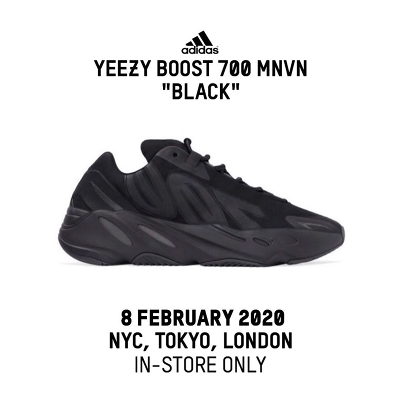 Yeezy 700 MNVN,adidas,发售,FV444 国内预约开启!黑武士 Yeezy 700 MNVN 本周六再度发售! Yeezy 700 MNVN,adidas,发售,FV444 国内预约开启!黑武士 Yeezy 700 MNVN 本周六再度发售!