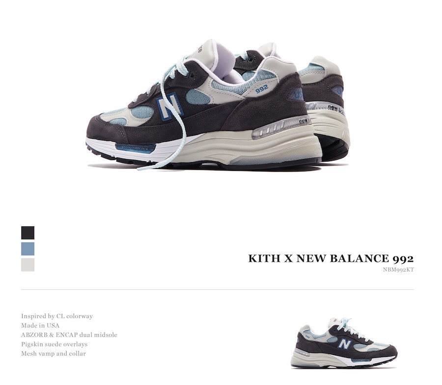 KITH,New Balance 992,New Balan 不可多得的稀有联名!KITH x New Balance 系列本周发售! KITH,New Balance 992,New Balan 不可多得的稀有联名!KITH x New Balance 系列本周发售!