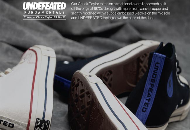 UNDEFEATED,Converse,Chuck 70 UNDFTD x 匡威新联名曝光!只看后跟就想买! UNDEFEATED,Converse,Chuck 70 UNDFTD x 匡威新联名曝光!只看后跟就想买!