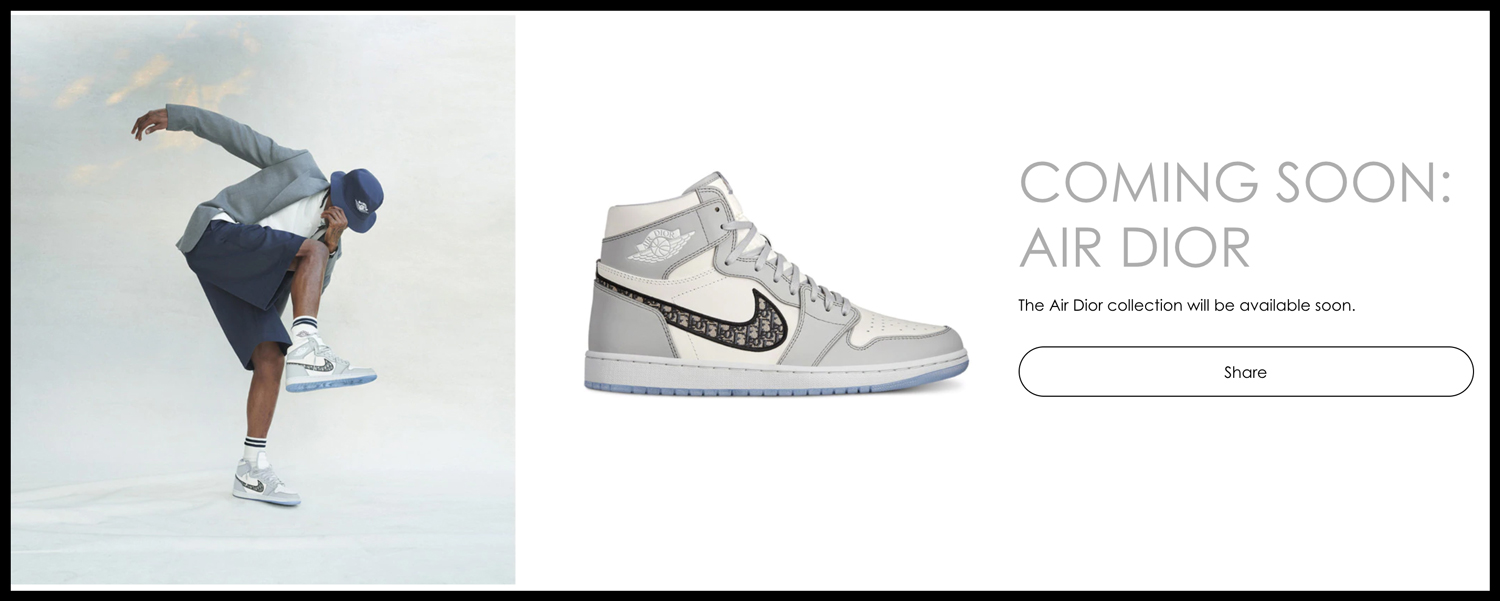 Dior,Air JOrdan 1,AJ1,Daniel A Dior x AJ1 官网发售信息更新!竟然还有特殊鞋盒版本! Dior,Air JOrdan 1,AJ1,Daniel A Dior x AJ1 官网发售信息更新!竟然还有特殊鞋盒版本!
