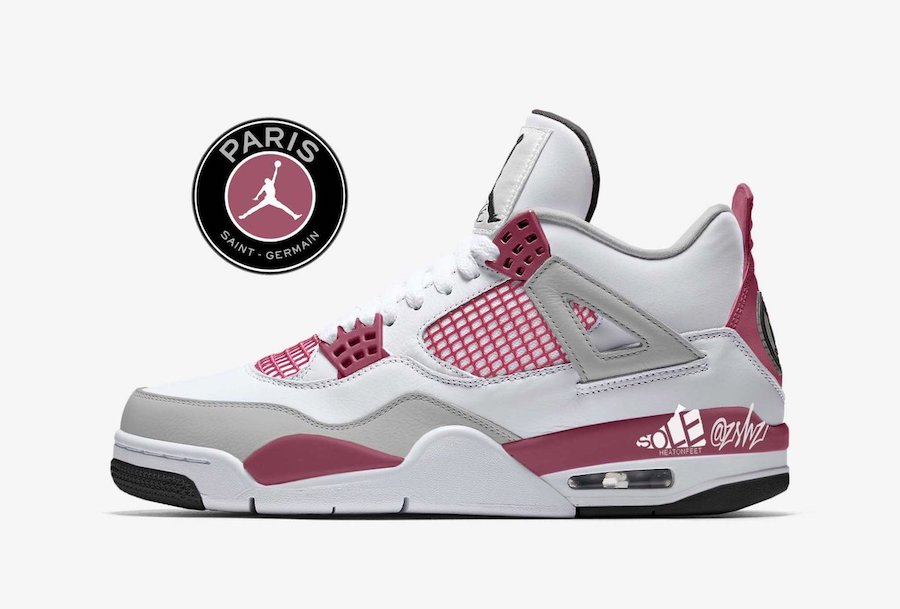 PSG,AIr Jordan 4,AJ4,发售 大巴黎 PSG x Air Jordan 4 首次曝光!粉嘟嘟的超可爱! PSG,AIr Jordan 4,AJ4,发售 大巴黎 PSG x Air Jordan 4 首次曝光!粉嘟嘟的超可爱!