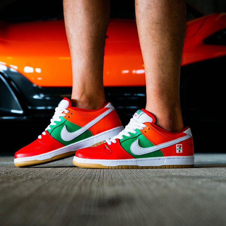 7-Eleven,711,Nike SB,Dunk Low 7-Eleven x Dunk SB 最新上脚美图!不能发售太可惜了... 7-Eleven,711,Nike SB,Dunk Low 7-Eleven x Dunk SB 最新上脚美图!不能发售太可惜了...