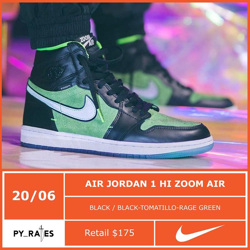 Air Jordan 1 High Zoom,Aj1,Rag 搭载全掌气垫!第三款 Zoom AJ1 下月发售! Air Jordan 1 High Zoom,Aj1,Rag 搭载全掌气垫!第三款 Zoom AJ1 下月发售!