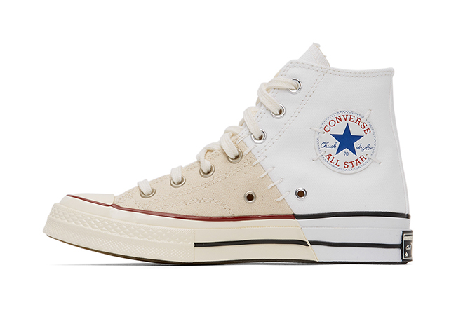 白色,加,米色,将,Converse,解构,近些年,Conv 双色拼接大玩解构设计!这双 Converse Chuck 70 你打几分? 白色,加,米色,将,Converse,解构,近些年,Conv 双色拼接大玩解构设计!这双 Converse Chuck 70 你打几分?