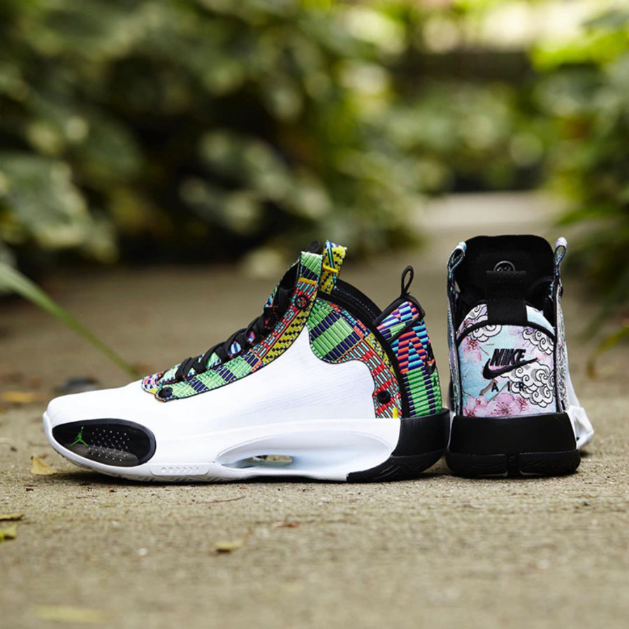 满满,日本,元素,Air,Jordan,八村,塁版,即将,发 樱花 + 图腾鸳鸯设计!八村塁 Air Jordan 34 PE 即将市售! 满满,日本,元素,Air,Jordan,八村,塁版,即将,发 樱花 + 图腾鸳鸯设计!八村塁 Air Jordan 34 PE 即将市售!