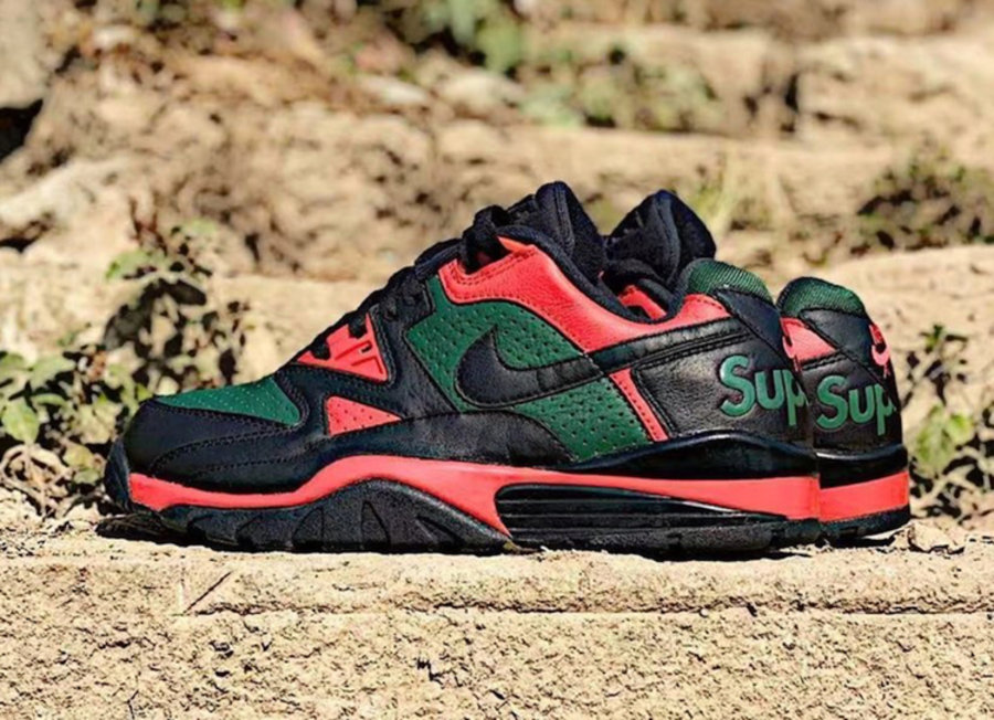Nike,Supreme,Air Cross Trainer 奢华 Gucci 配色!Nike x Supreme 下一双联名最新实物释出! Nike,Supreme,Air Cross Trainer 奢华 Gucci 配色!Nike x Supreme 下一双联名最新实物释出!