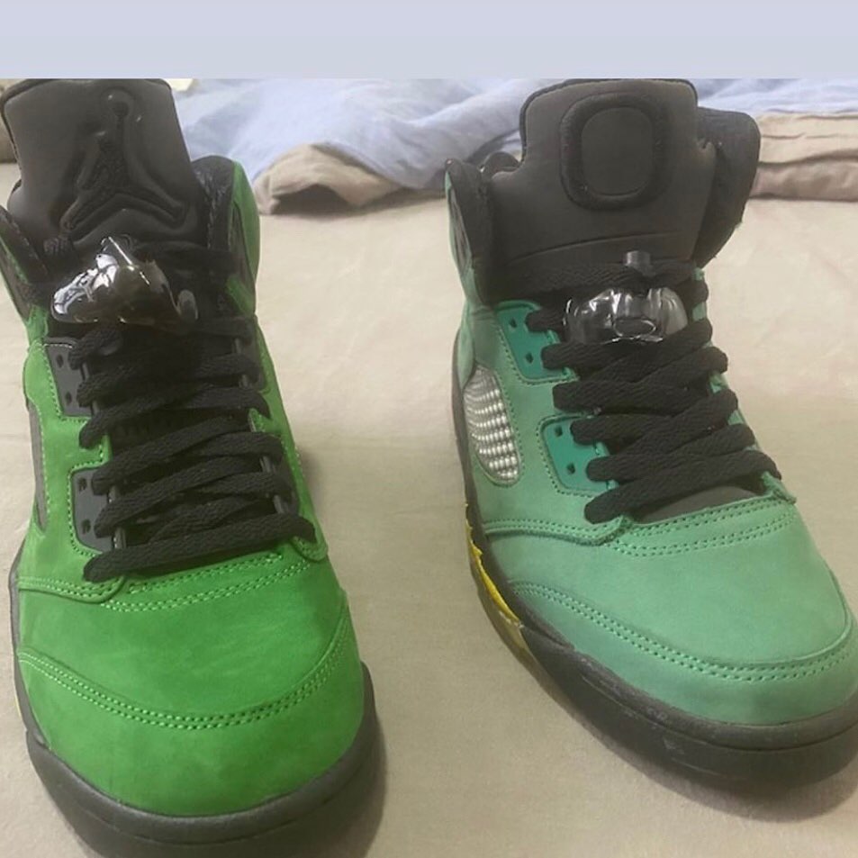 Air Jordan 5 SE,Oregon,CK6631- 小俄勒冈 AJ5 跟 PE 版本有什么区别?对照图来了! Air Jordan 5 SE,Oregon,CK6631- 小俄勒冈 AJ5 跟 PE 版本有什么区别?对照图来了!