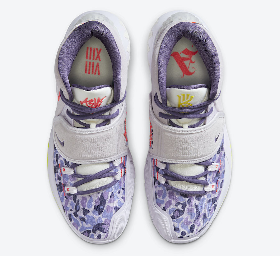 Kyrie 6,ASIA,发售 致敬姐姐!欧文战靴 Kyire 6 发布全新「紫迷彩」配色! Kyrie 6,ASIA,发售 致敬姐姐!欧文战靴 Kyire 6 发布全新「紫迷彩」配色!